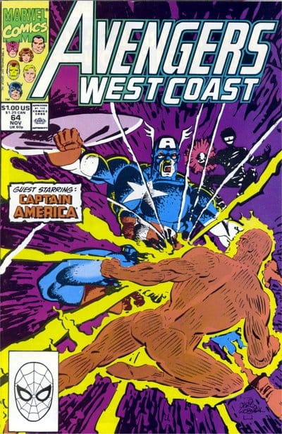 Marvel COMIC BOOK Avengers West Coast #64 - CVR A (VF)