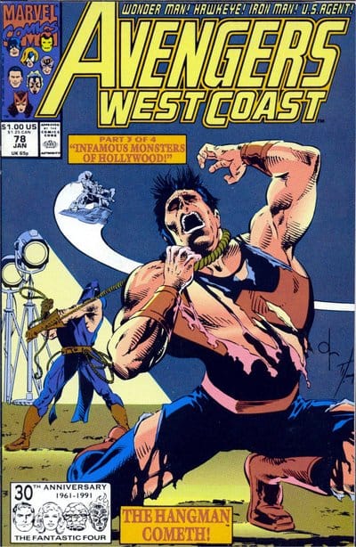 Marvel COMIC BOOK Avengers West Coast #78 - CVR A (VF)