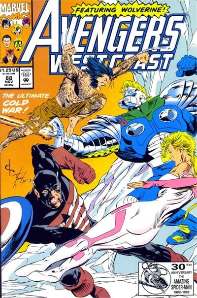 Marvel COMIC BOOK Avengers West Coast #88 - CVR A (VF)