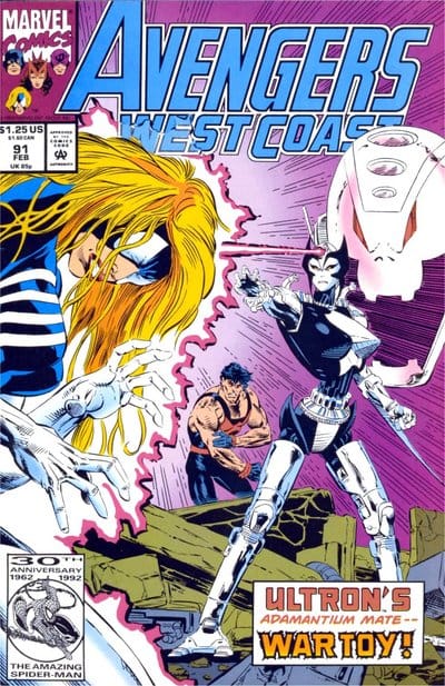 Marvel COMIC BOOK Avengers West Coast #91 - CVR A (VF)