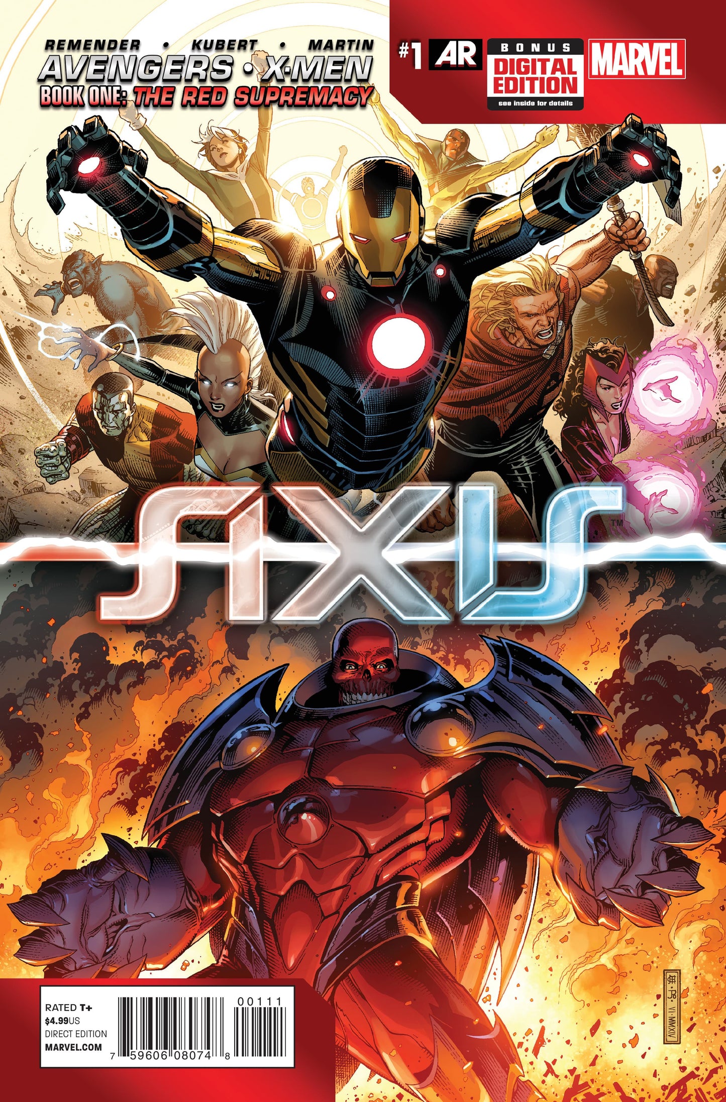 Marvel COMIC BOOK Avengers & X-Men: Axis #1 (VF/NM)