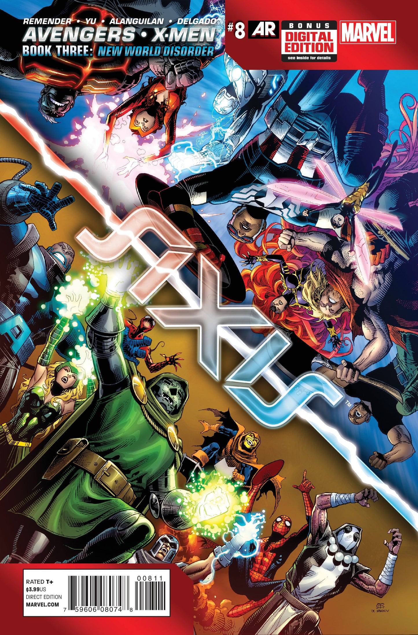 Marvel COMIC BOOK Avengers & X-Men: Axis #8 (VF/NM)