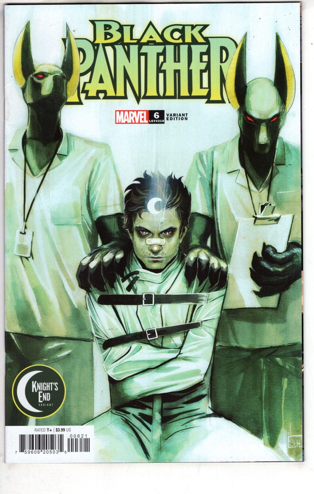 Marvel COMIC BOOK Black Panther 6 Stephanie Hans Knight's End Variant (VF/NM)