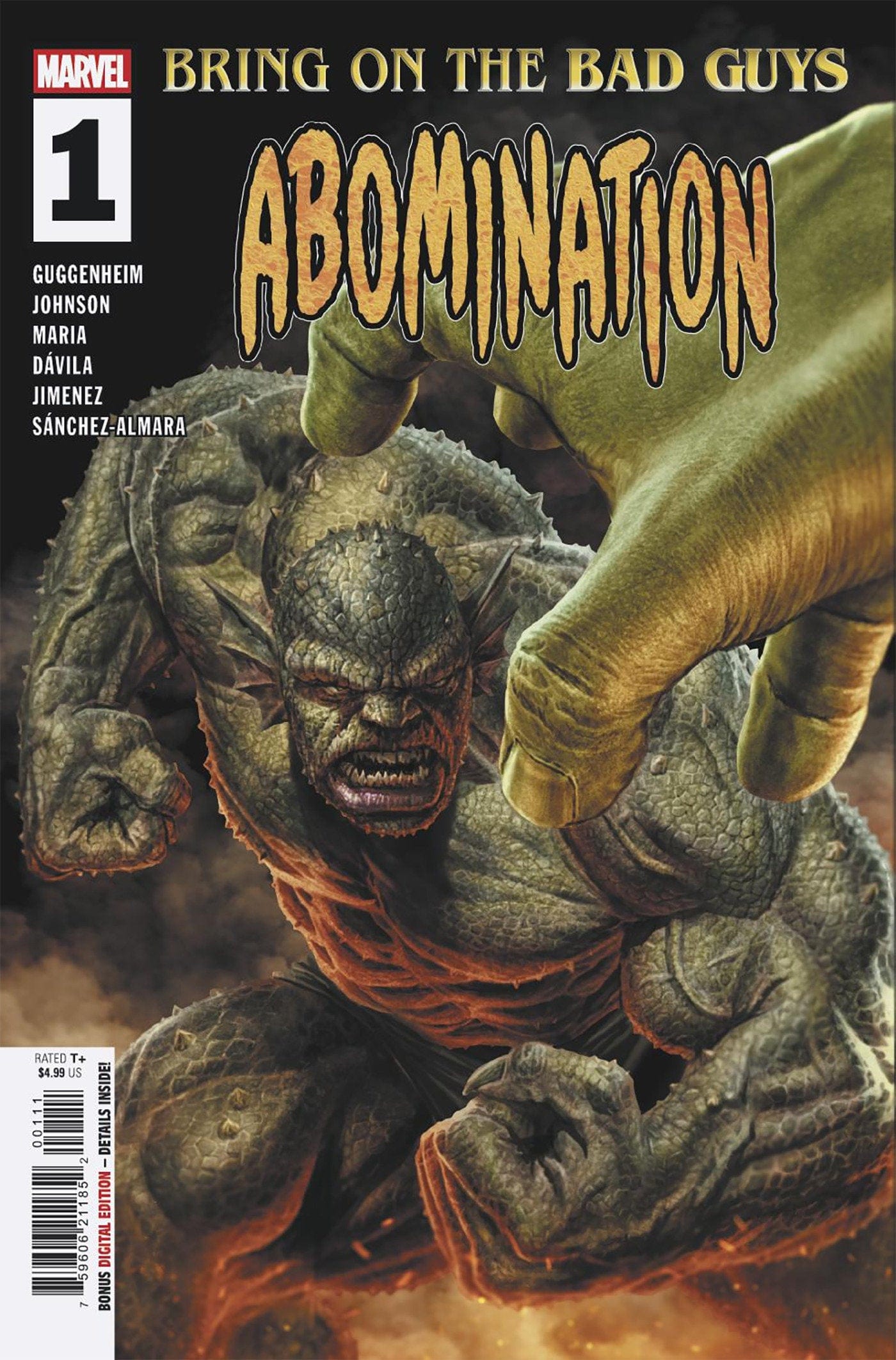 Marvel COMIC BOOK BRING ON THE BAD GUYS: ABOMINATION #1