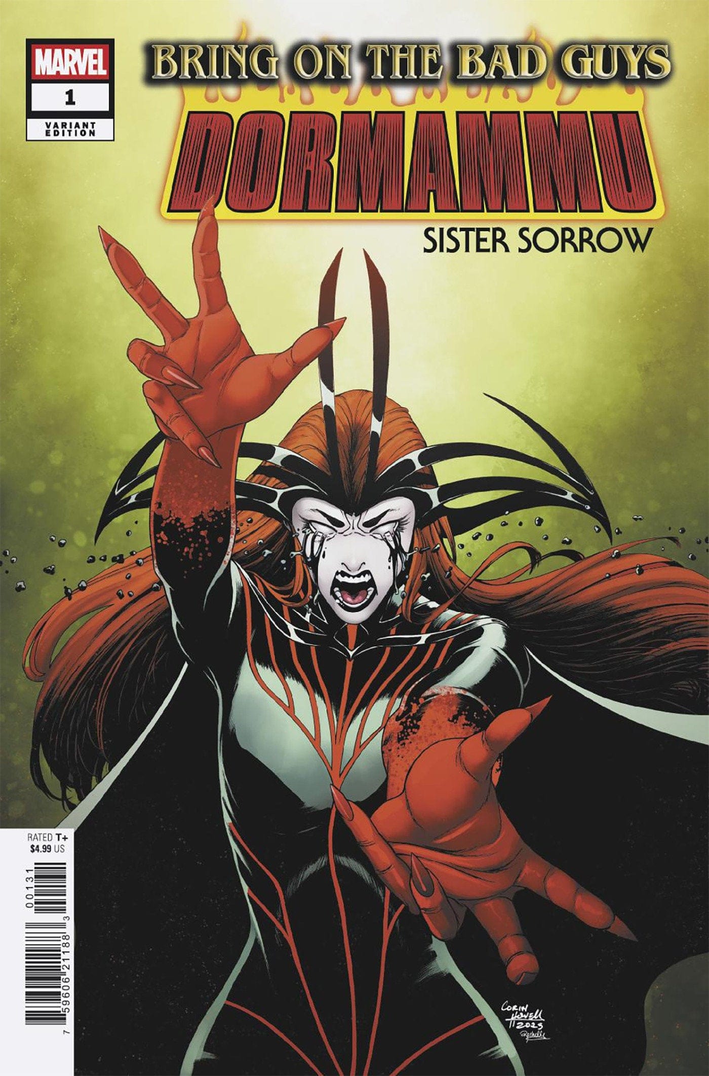 Marvel COMIC BOOK BRING ON THE BAD GUYS: DORMAMMU #1 CORIN HOWELL SISTER SORROW VARIANT
