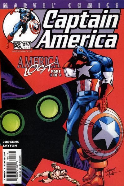 Marvel COMIC BOOK Captain America #47 (VF)