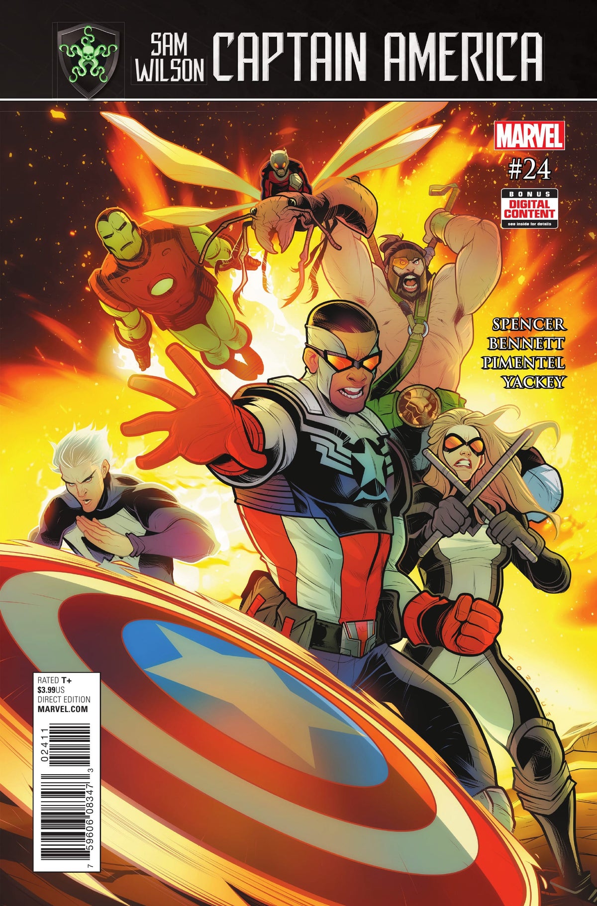 Marvel COMIC BOOK Captain America: Sam Wilson #24 - CVR A (FN)
