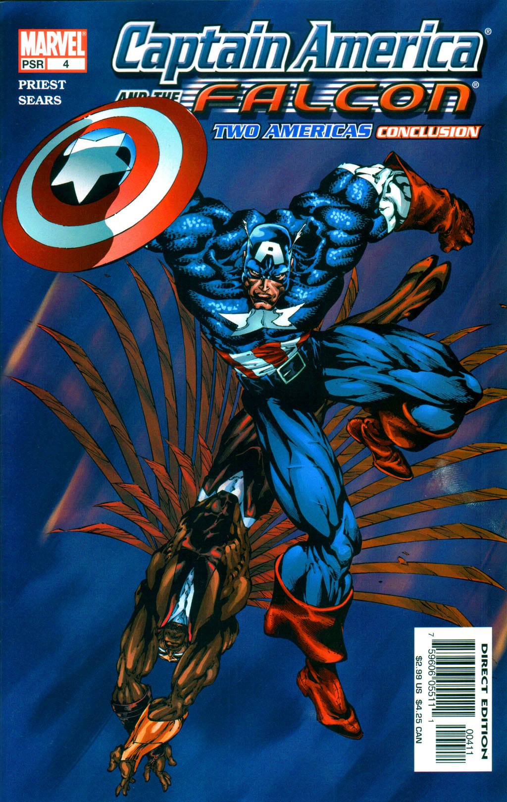 Marvel COMIC BOOK Captain America & the Falcon #4 (VF)