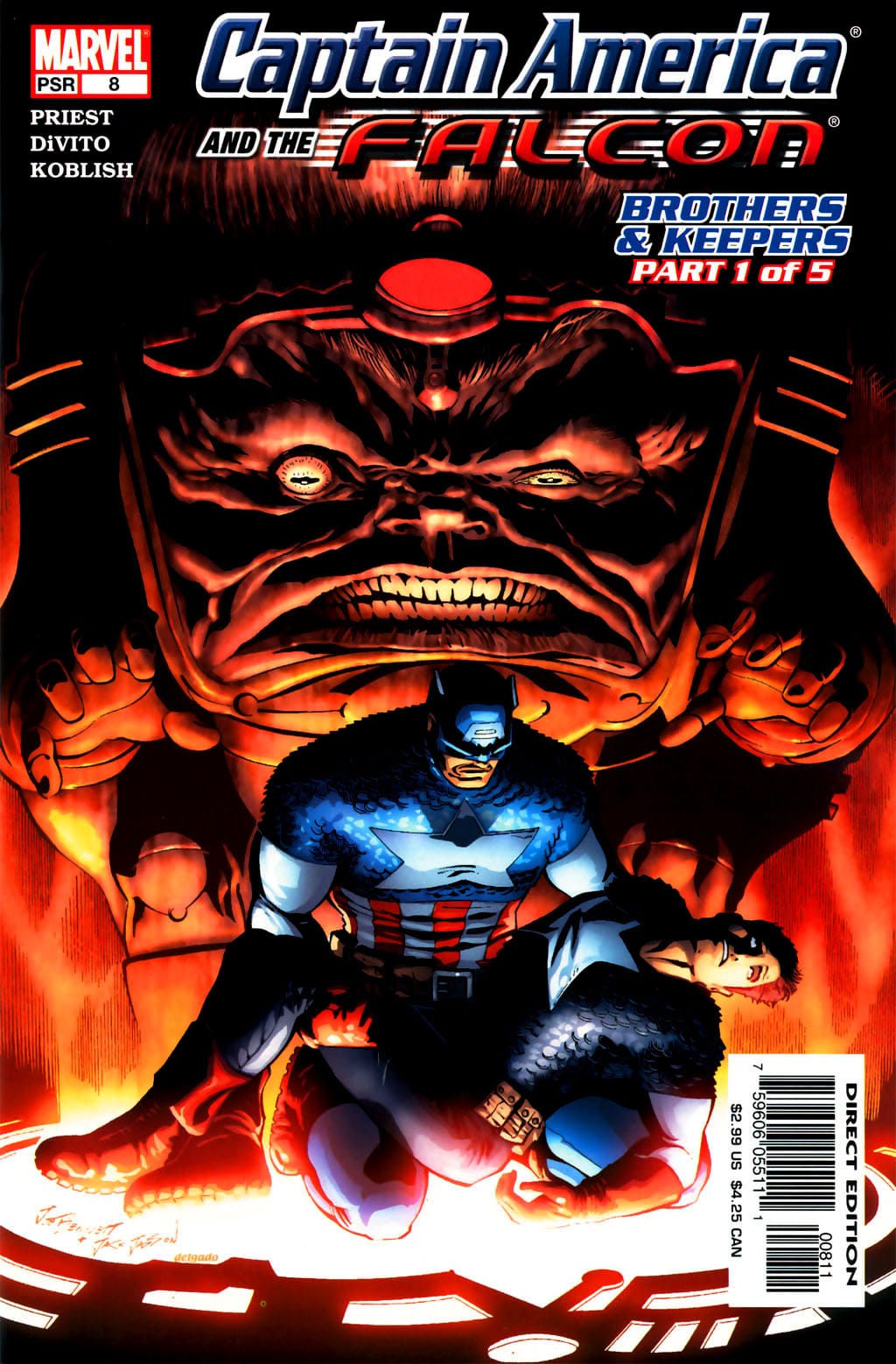 Marvel COMIC BOOK Captain America & the Falcon #8 (VF)