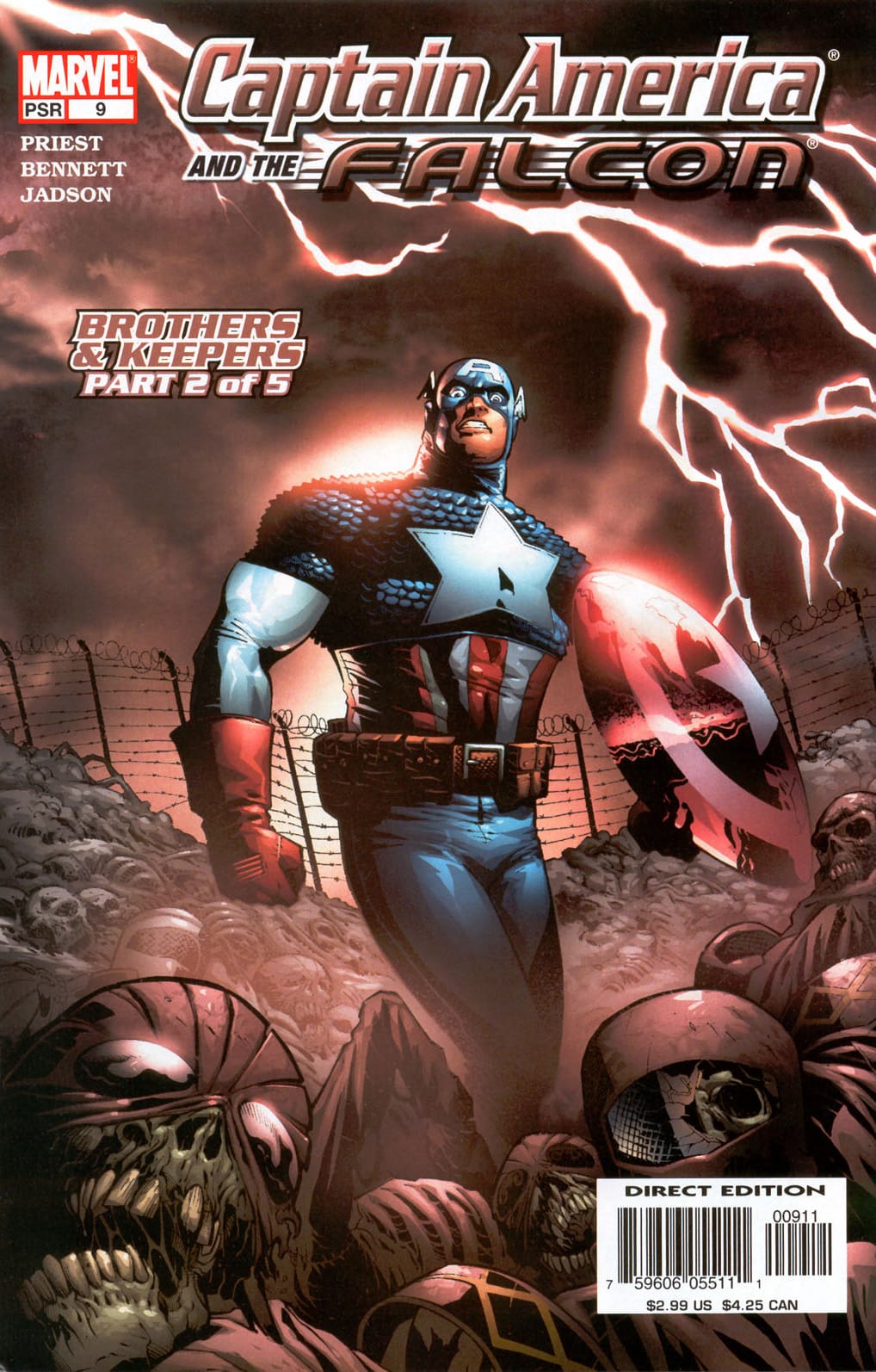 Marvel COMIC BOOK Captain America & the Falcon #9 (VF)