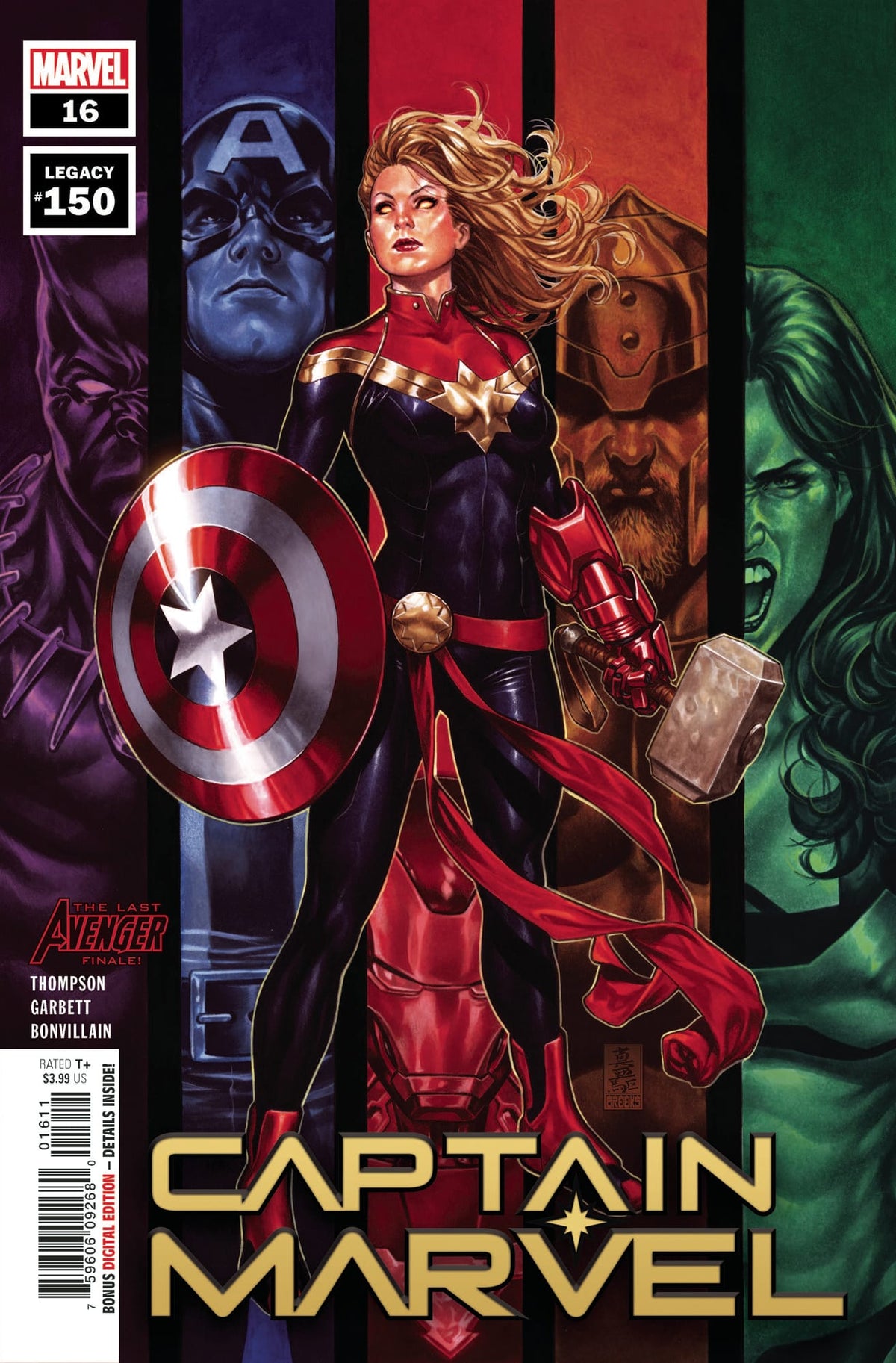 Marvel COMIC BOOK Captain Marvel #16 CVR A Marvel 2020 FN