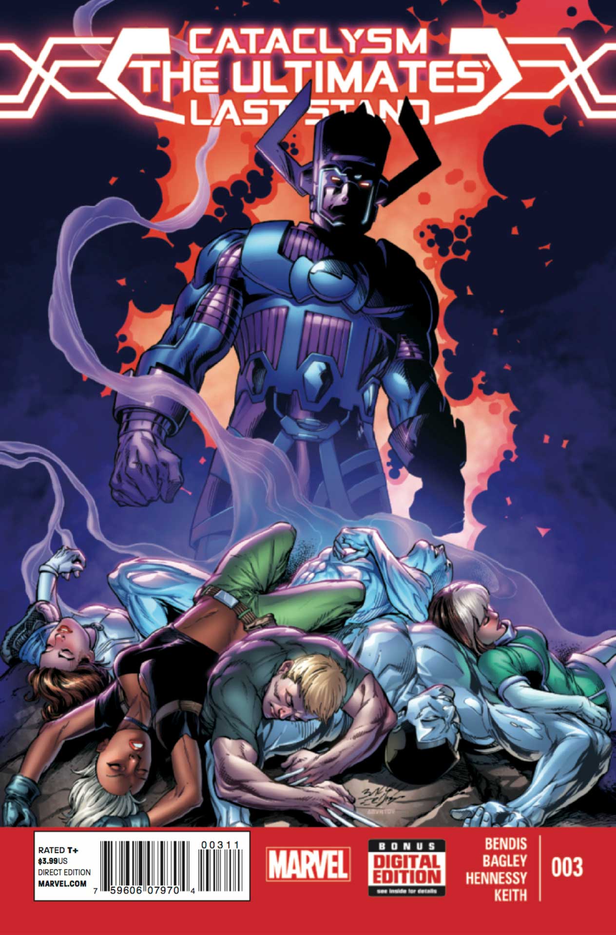 Marvel COMIC BOOK Cataclysm: The Ultimates' Last Stand #3 - CVR A (FN)
