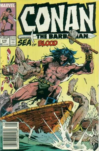 Marvel COMIC BOOK Conan the Barbarian #218 (VF)