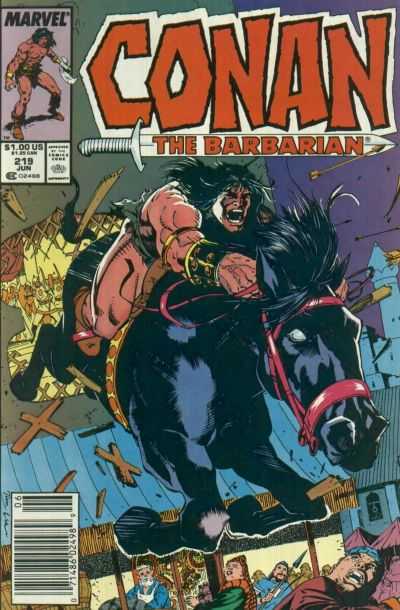 Marvel COMIC BOOK Conan the Barbarian #219 (VF)