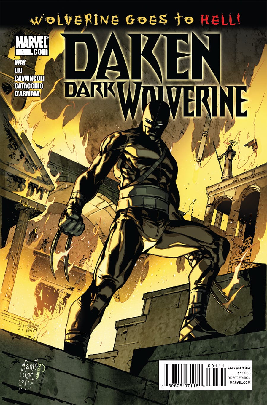 Marvel COMIC BOOK Daken: Dark Wolverine #1