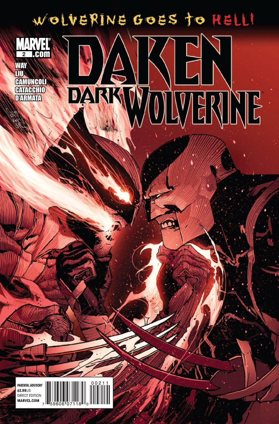 Marvel COMIC BOOK Daken: Dark Wolverine #2
