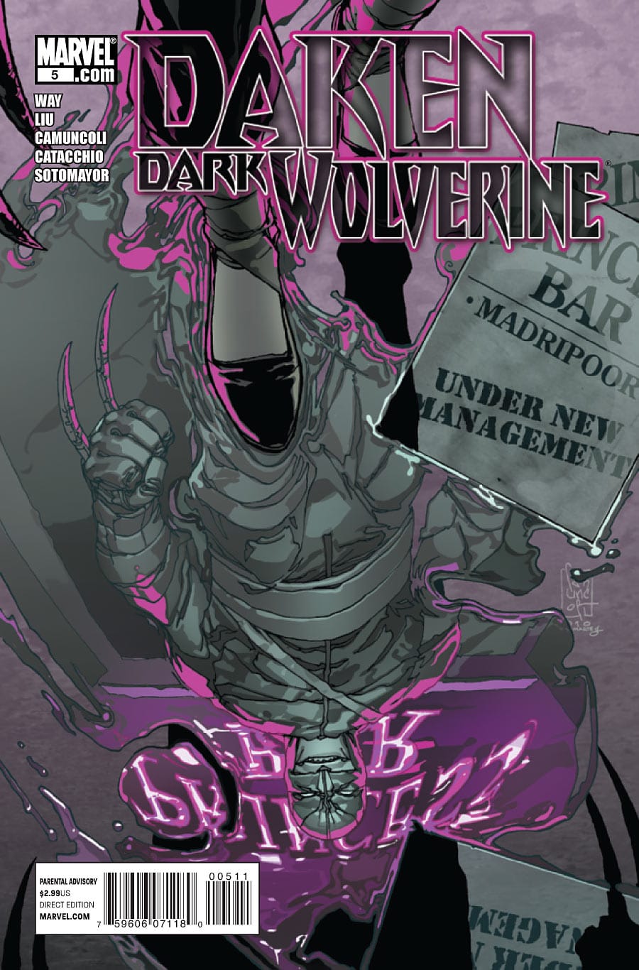 Marvel COMIC BOOK Daken: Dark Wolverine #5