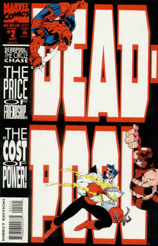 Marvel COMIC BOOK Deadpool #2 (VF)