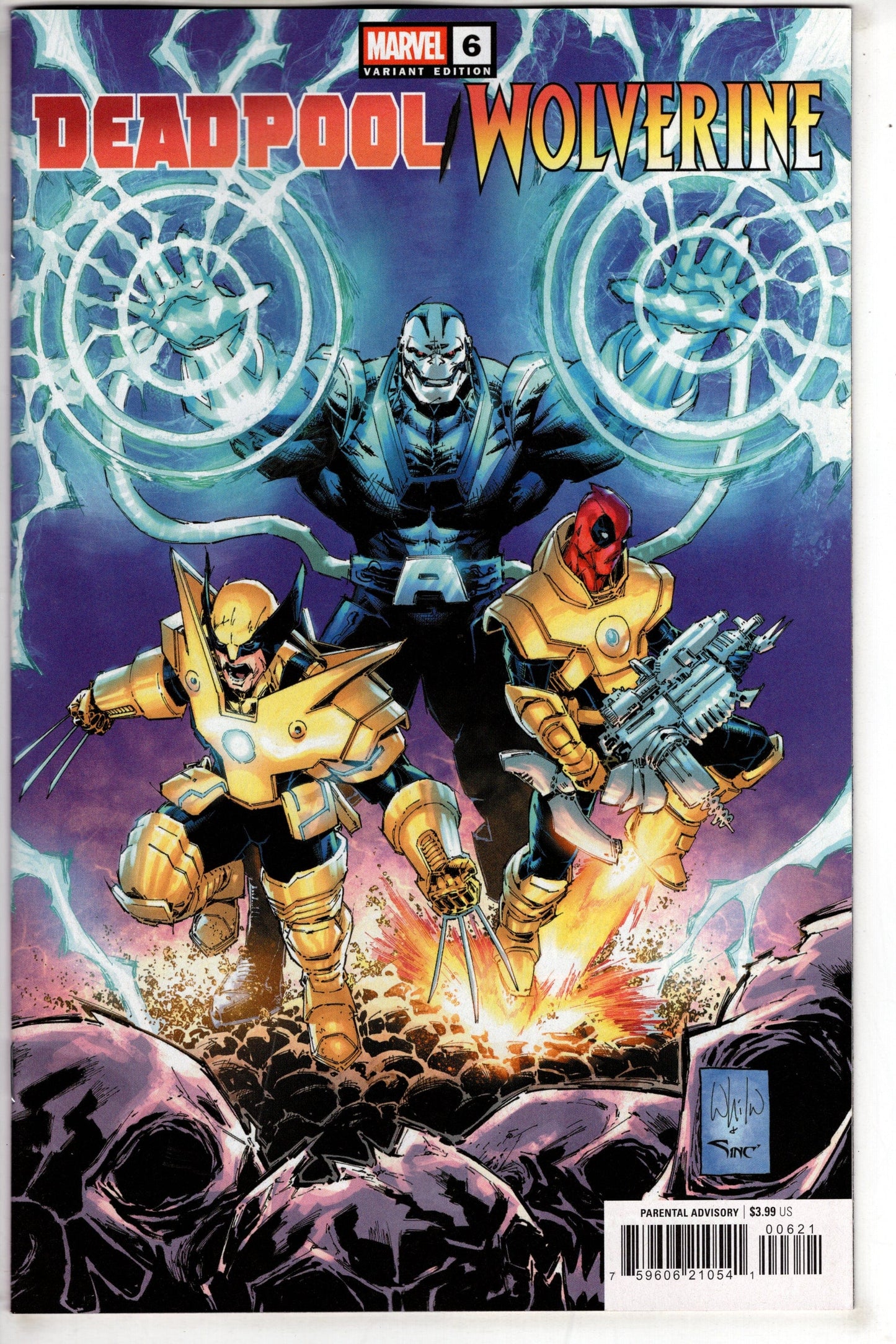 Marvel COMIC BOOK DEADPOOL/WOLVERINE #6 WHILCE PORTACIO SPOILER VARIANT