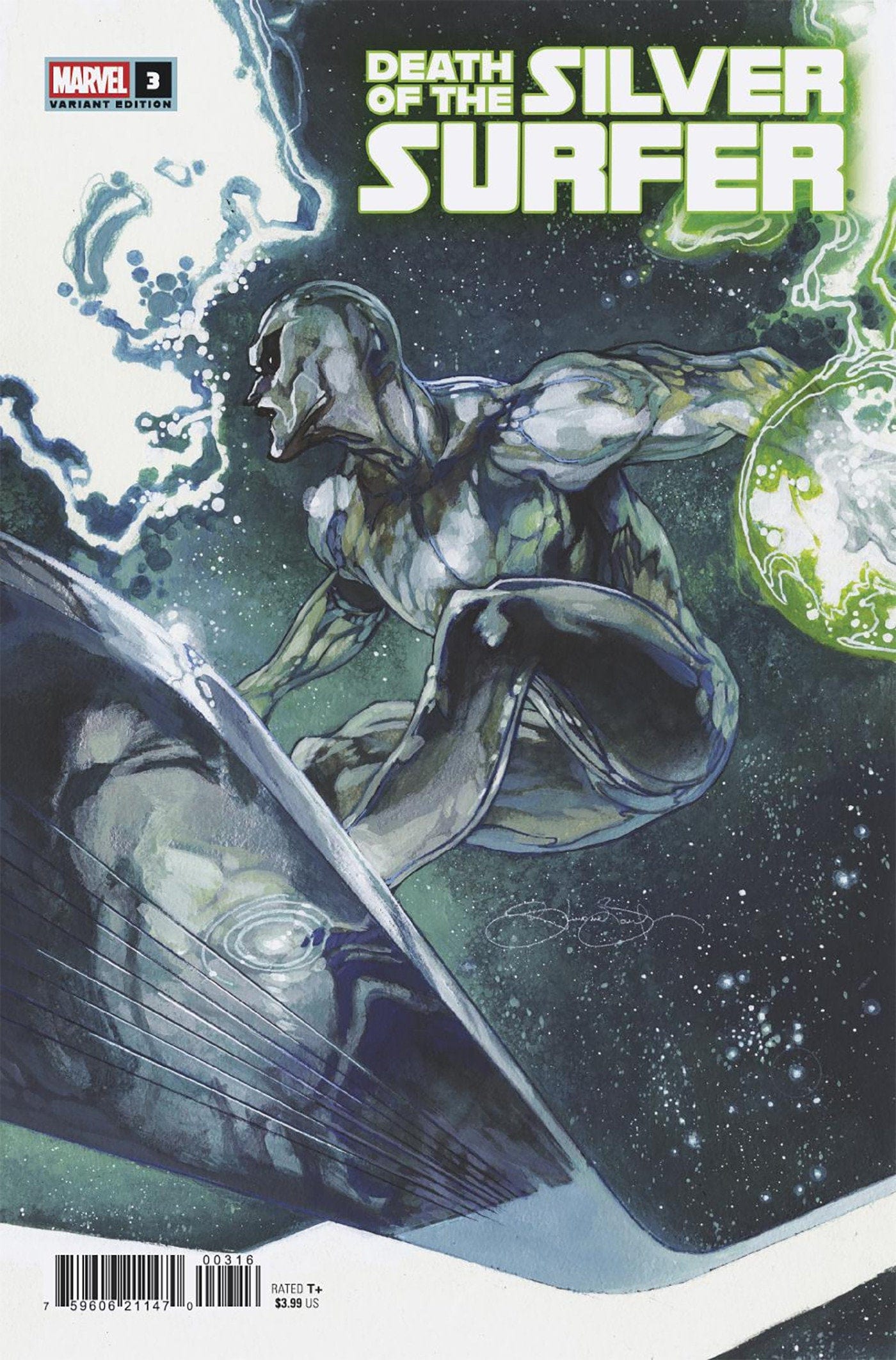 Marvel COMIC BOOK DEATH OF THE SILVER SURFER #3 SIMONE BIANCHI VARIANT