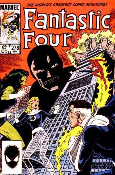 Marvel COMIC BOOK Fantastic Four #278 - CVR A (FN/VF)