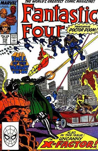 Marvel COMIC BOOK Fantastic Four #312 (FN)