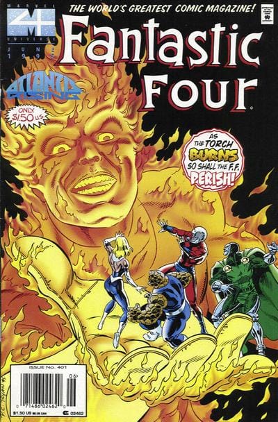 Marvel COMIC BOOK Fantastic Four #401 - CVR (FN/VF)
