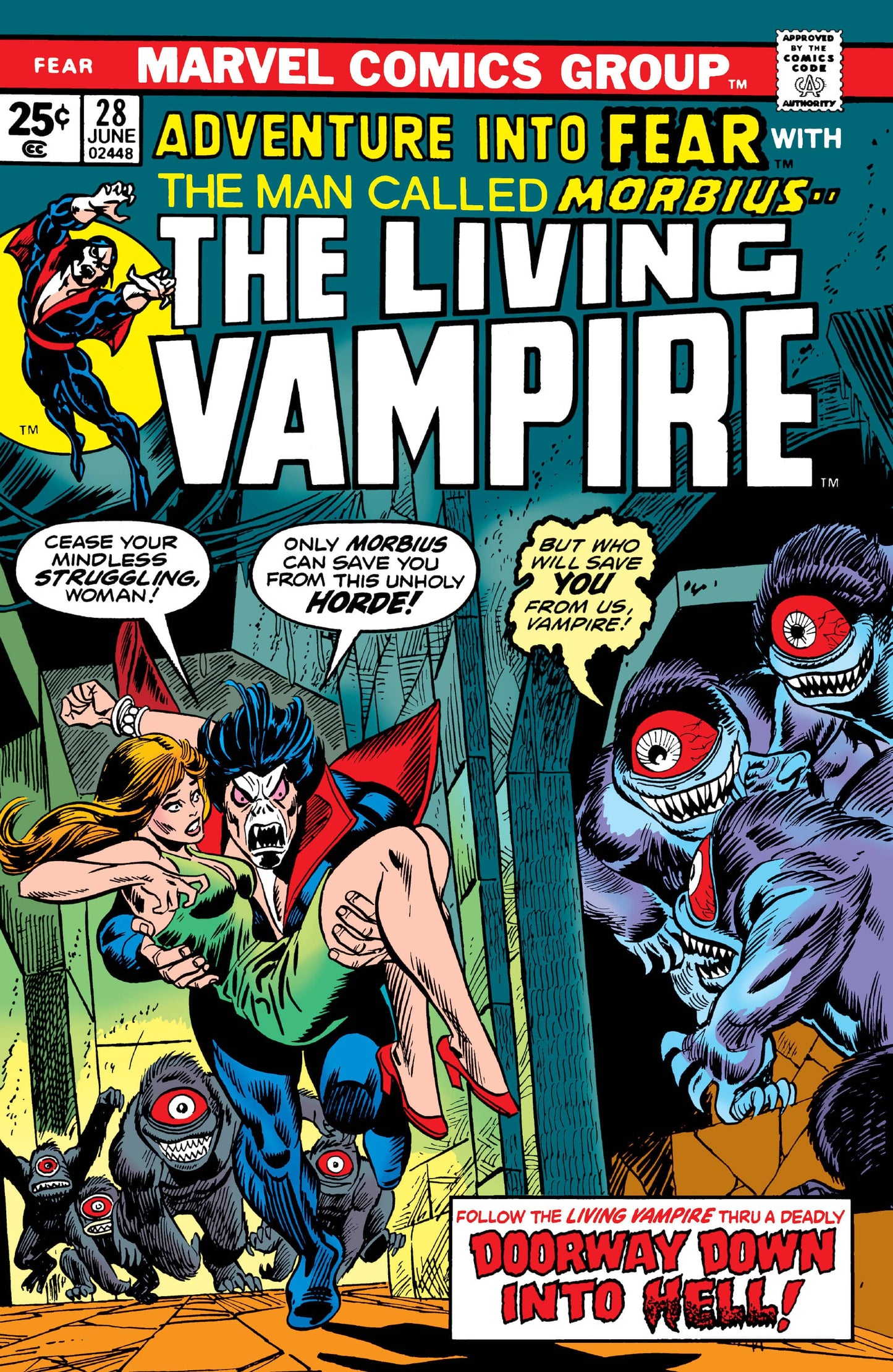 Marvel COMIC BOOK Fear #28 (FN/VF)