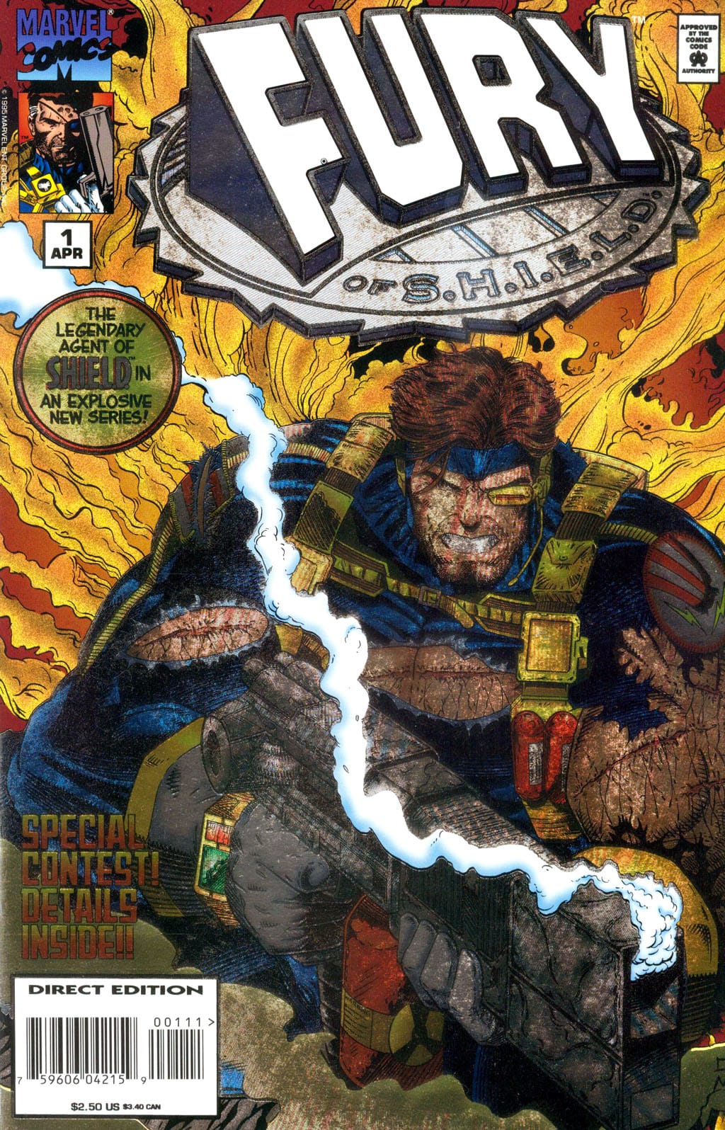 Marvel COMIC BOOK Fury of S.H.I.E.L.D. #1 (VF/NM)
