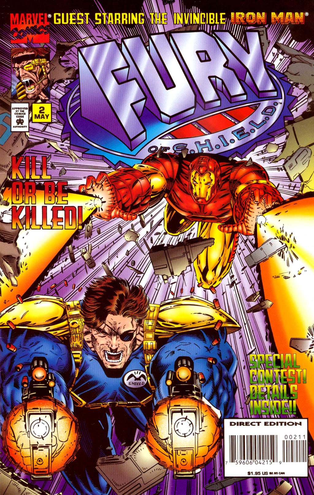 Marvel COMIC BOOK Fury of S.H.I.E.L.D. #2 (VF/NM)