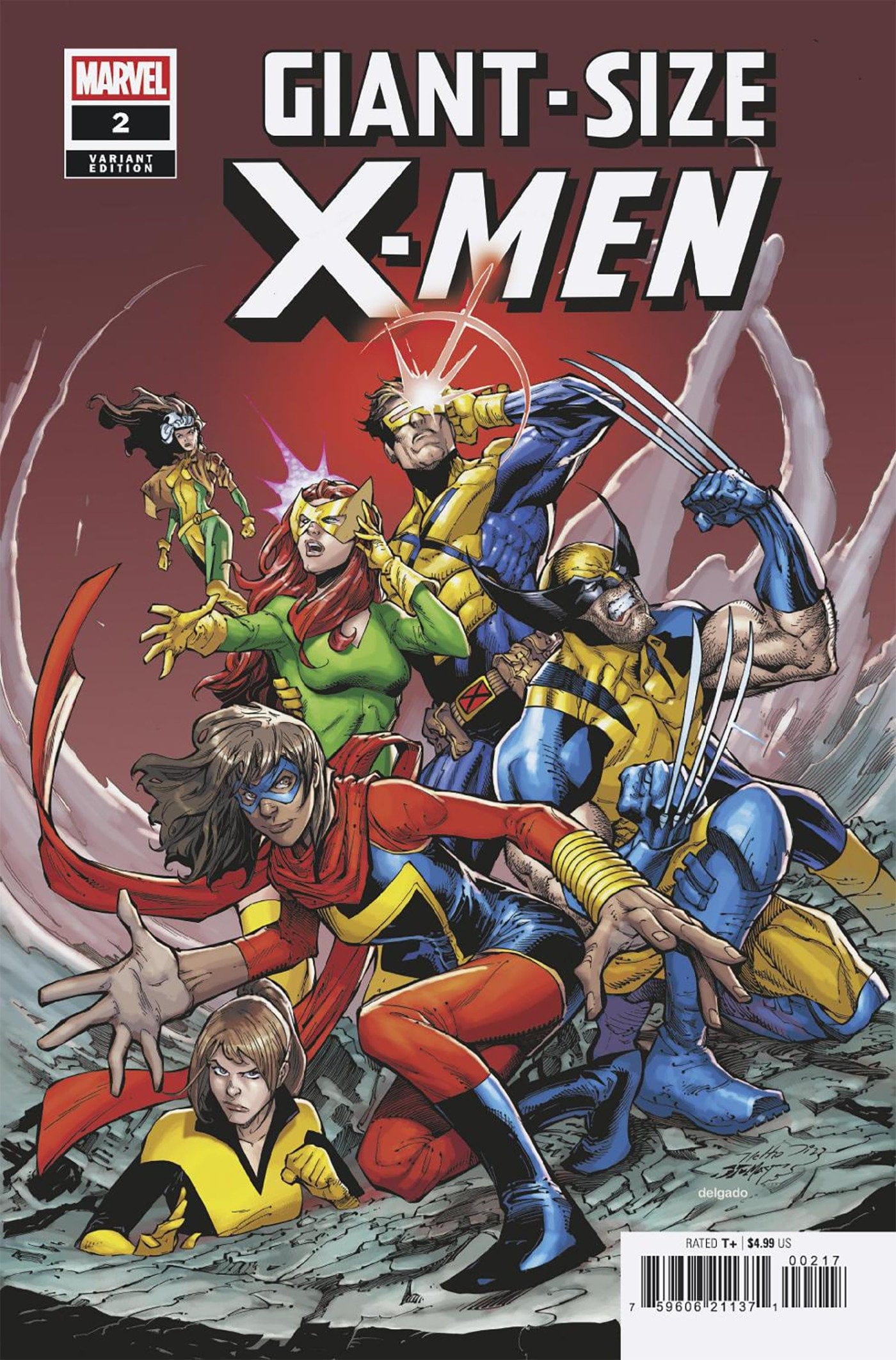 Marvel COMIC BOOK GIANT-SIZE X-MEN #2 NETHO DIAZ VARIANT