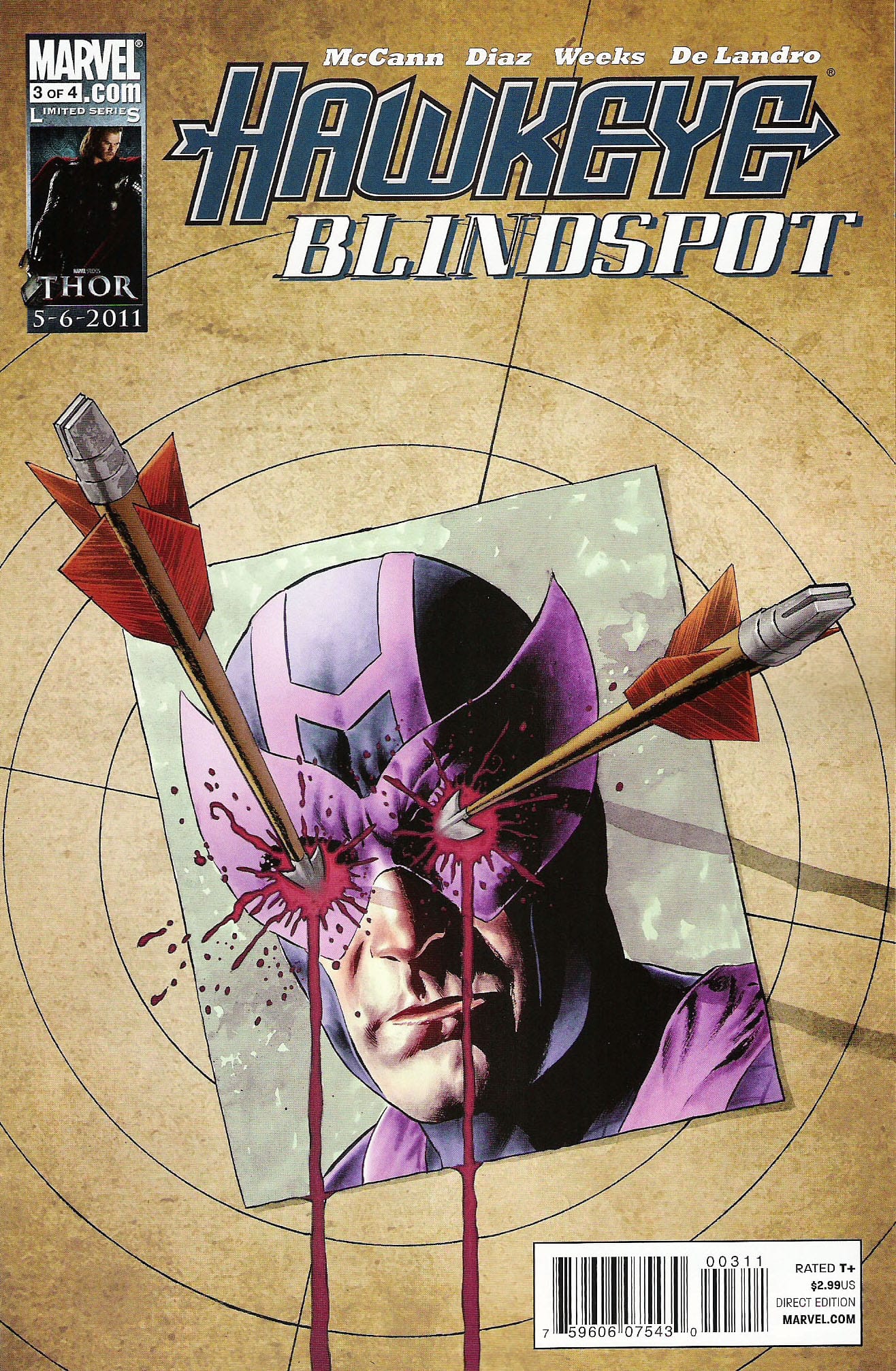 Marvel COMIC BOOK Hawkeye: Blind Spot #3 - CVR A (VF/NM)
