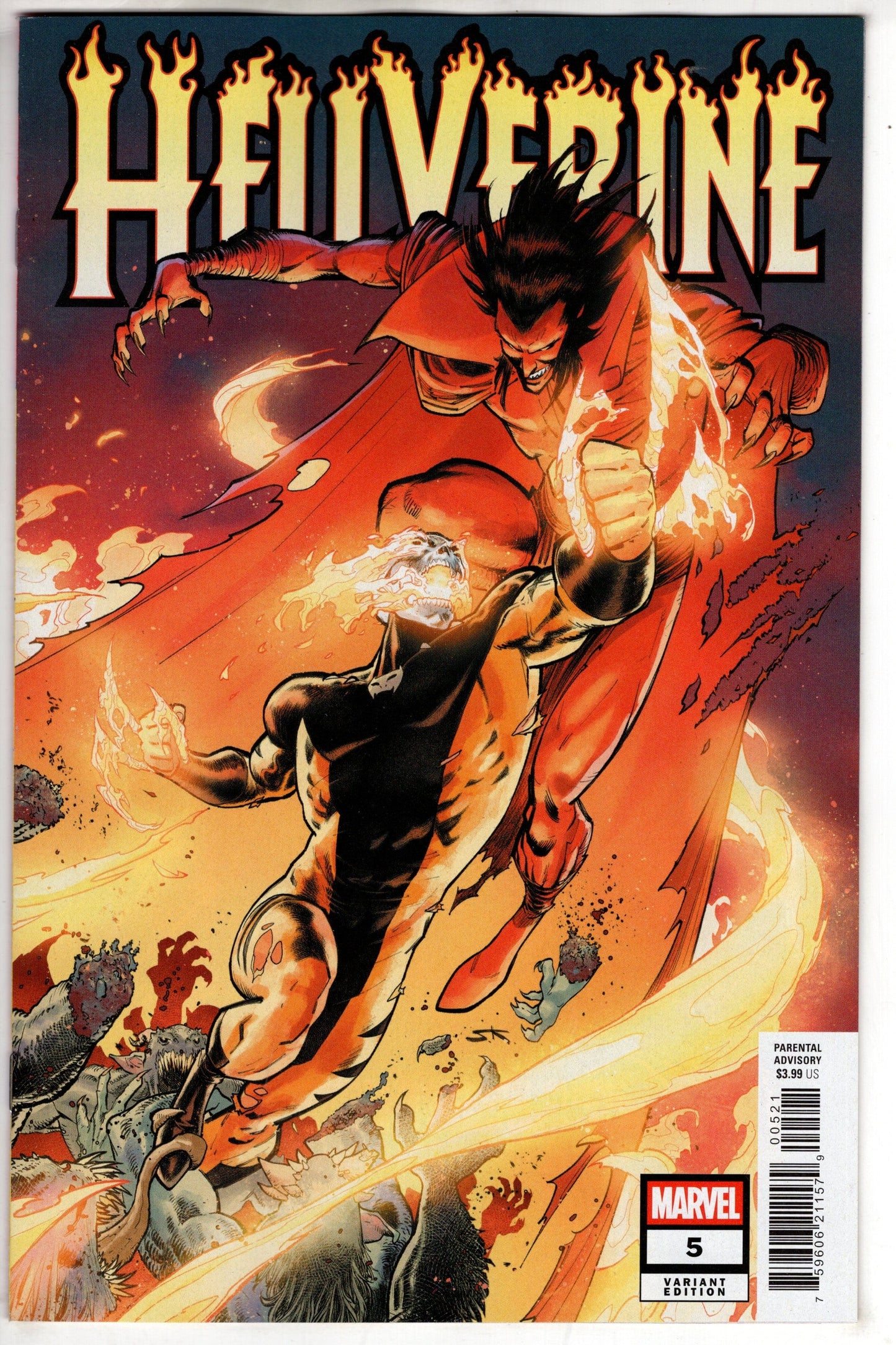 Marvel COMIC BOOK HELLVERINE #5 SUMIT KUMAR VARIANT