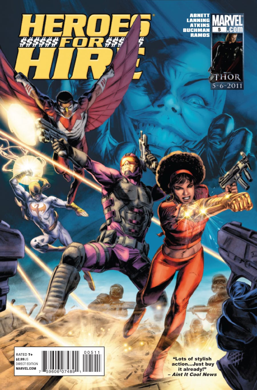 Marvel COMIC BOOK Heroes for Hire #5 (VF/NM)