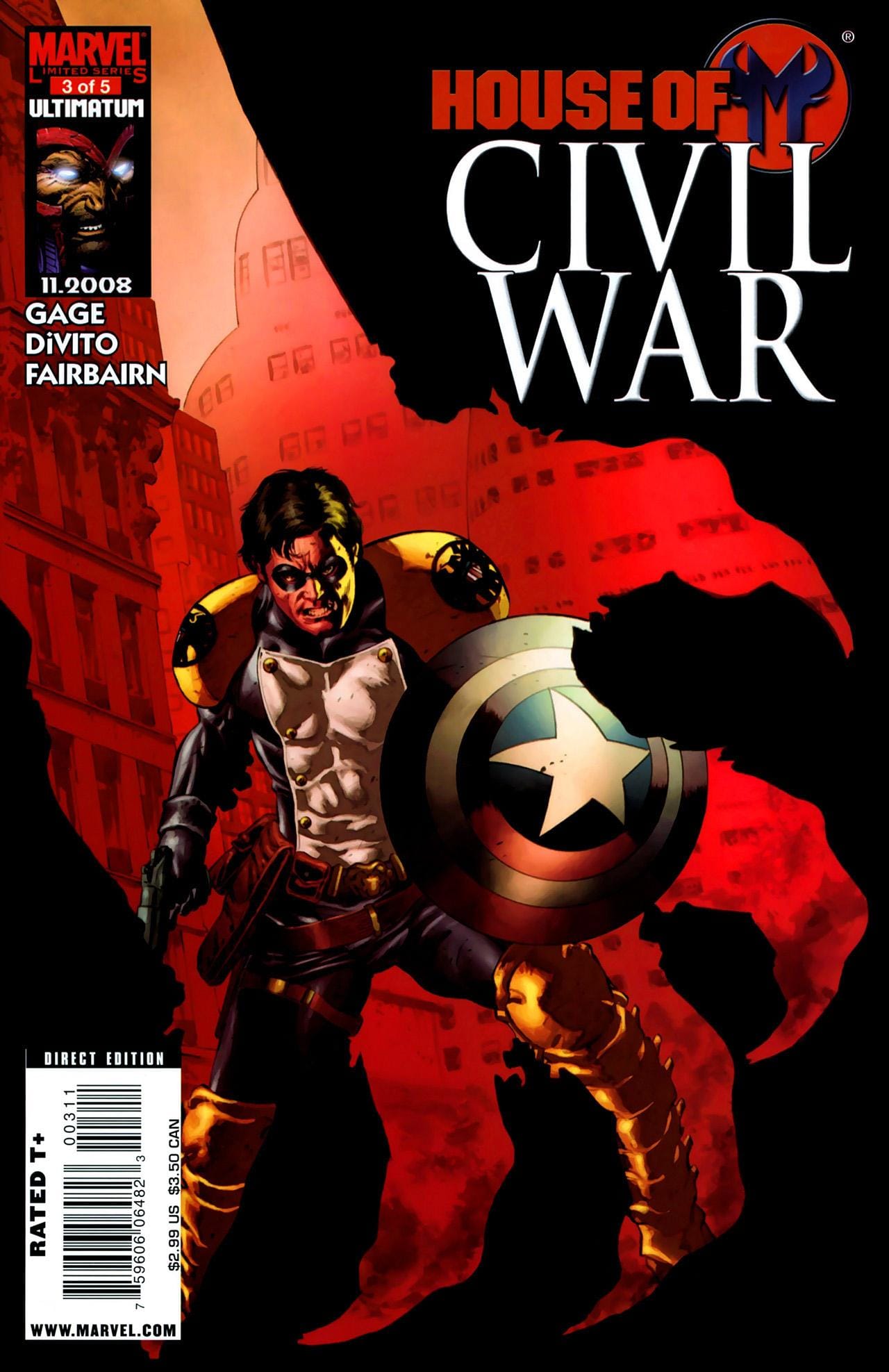 Marvel COMIC BOOK House of M: Civil War #3 (VF/NM)