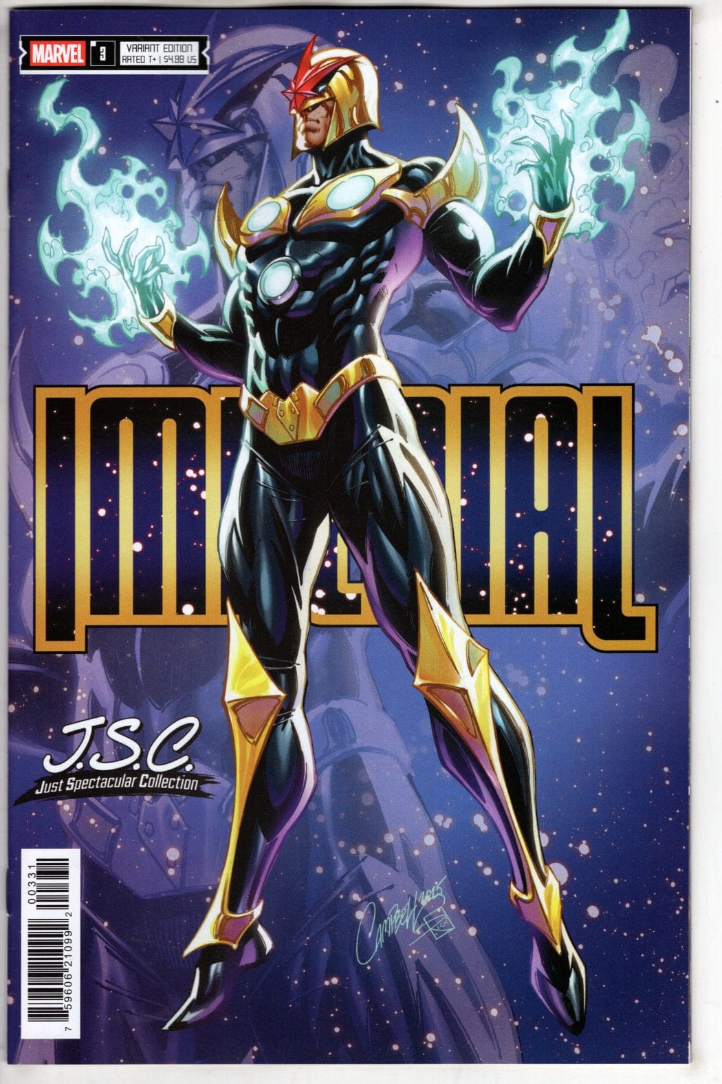 Marvel COMIC BOOK IMPERIAL #3 J. SCOTT CAMPBELL VARIANT