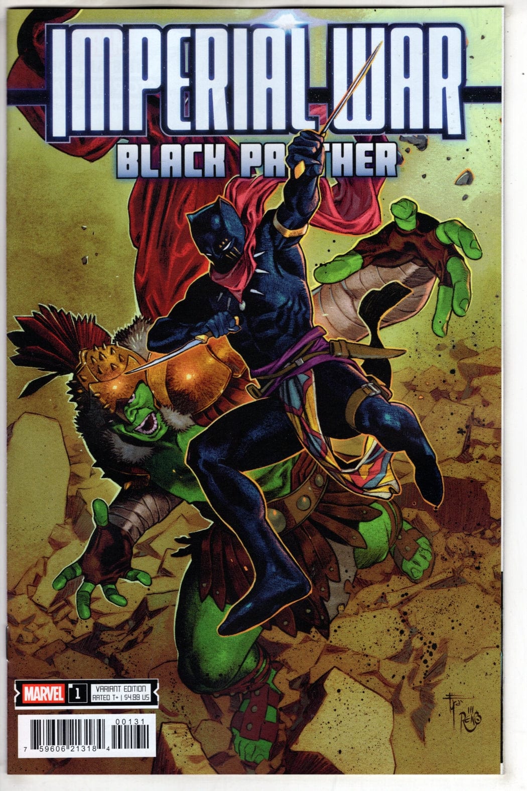 Marvel COMIC BOOK IMPERIAL WAR: BLACK PANTHER #1 VARIANT