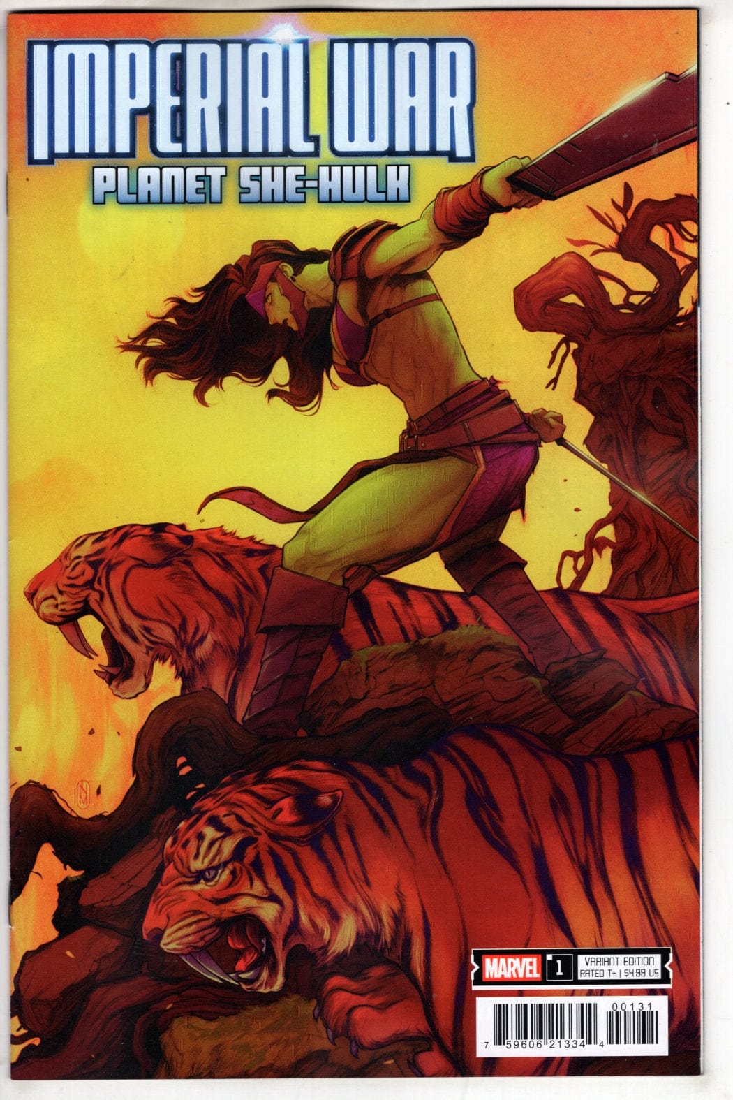 Marvel COMIC BOOK IMPERIAL WAR: PLANET SHE-HULK #1 NIMIT MALAVIA VARIANT