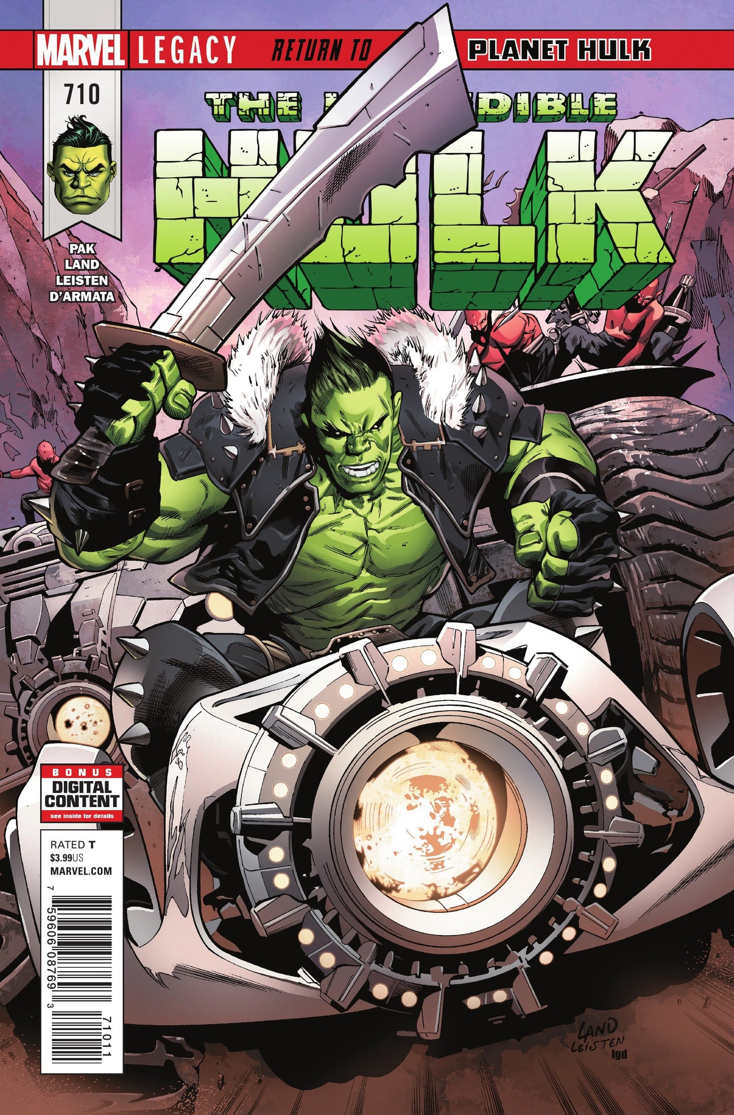 Marvel COMIC BOOK Incredible Hulk #710 - CVR A (VF/NM)