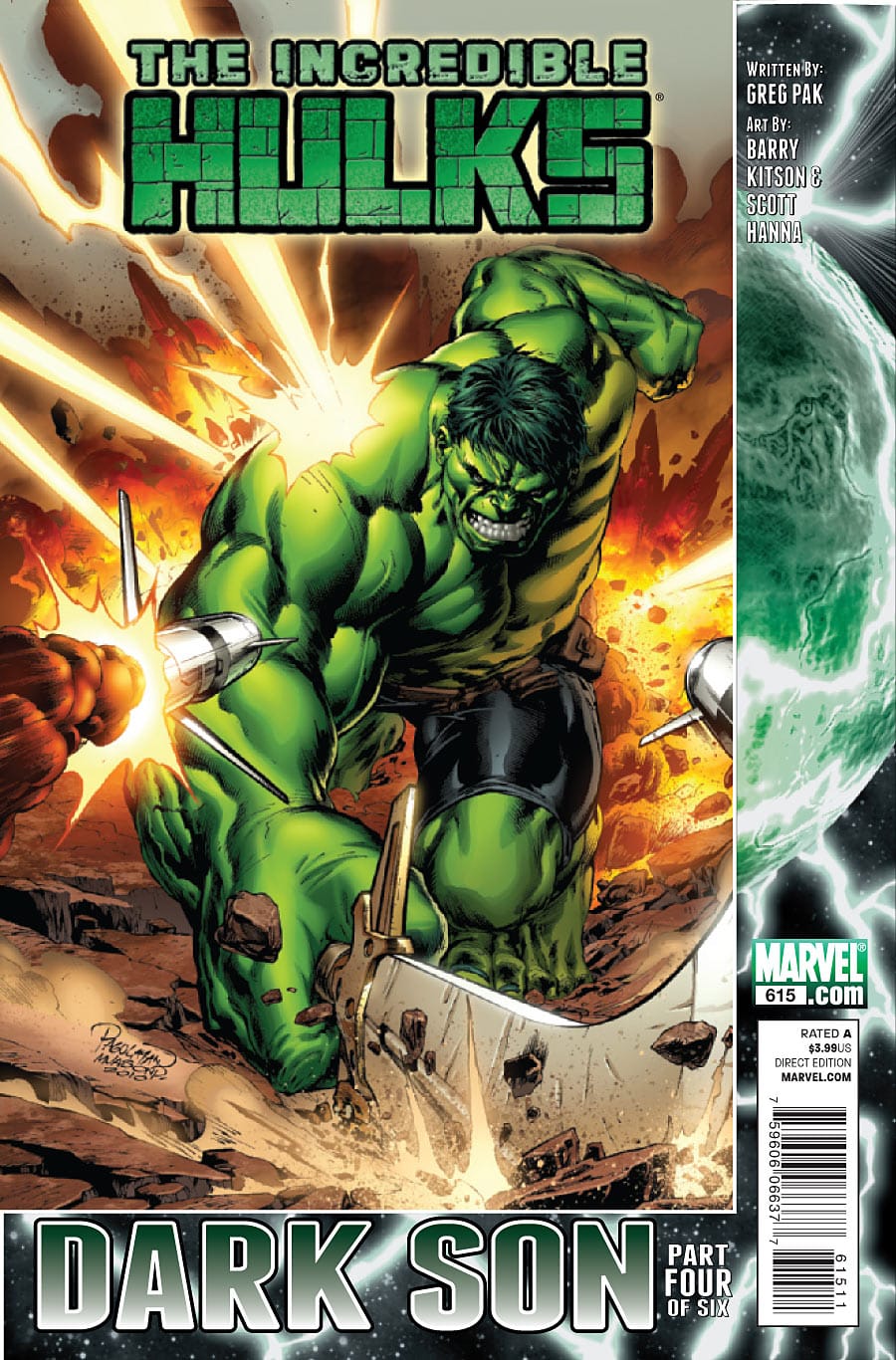 Marvel COMIC BOOK Incredible Hulks #615 - CVR A (VF)