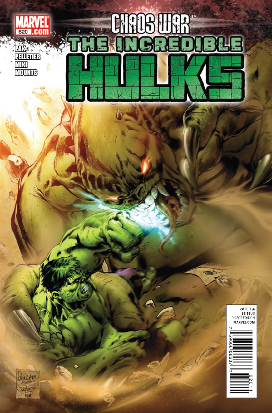 Marvel COMIC BOOK Incredible Hulks #620 - CVR A (VF)
