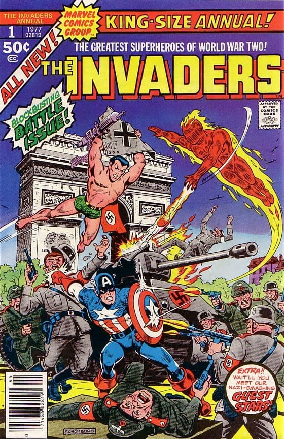 Marvel COMIC BOOK Invaders Annual #1 (VG)