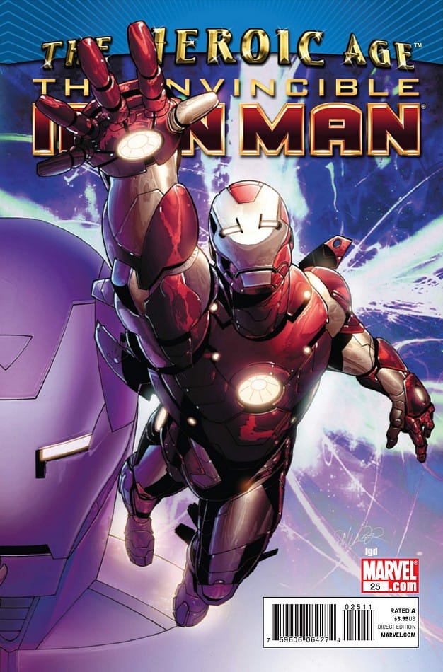 Marvel COMIC BOOK Invincible Iron Man #25 (VF/NM)