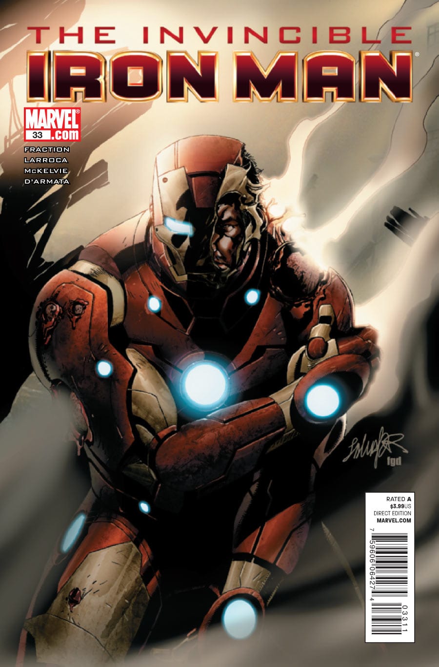 Marvel COMIC BOOK Invincible Iron Man #33 (VF/NM)