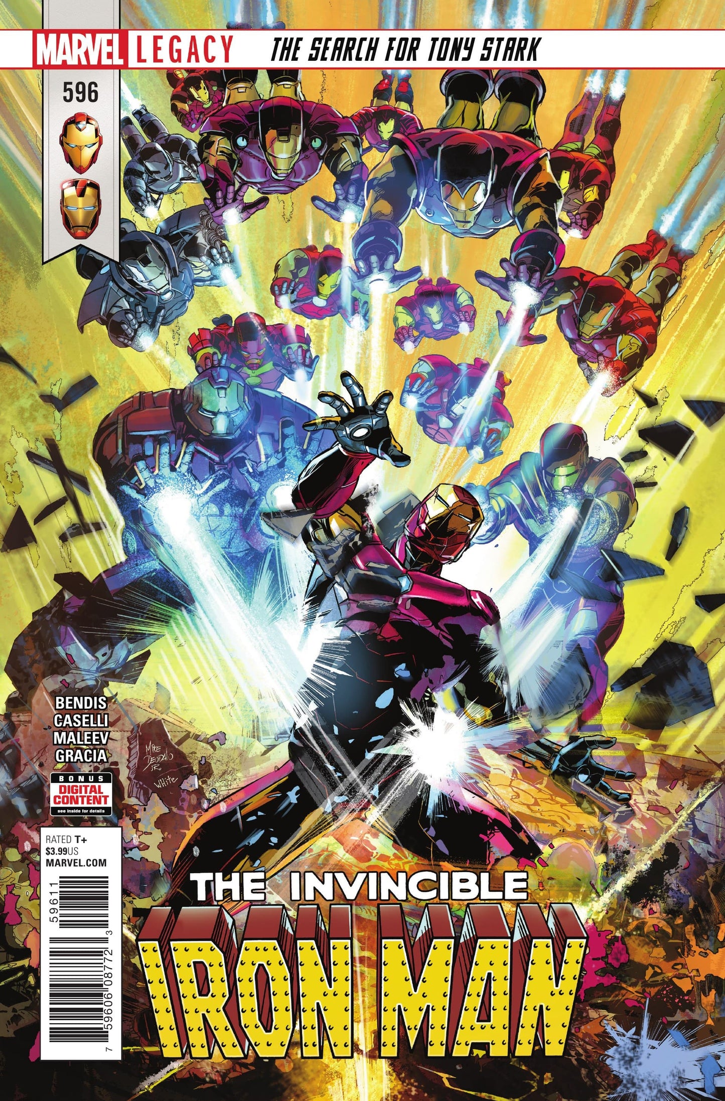 Marvel COMIC BOOK Invincible Iron Man #596 (VF/NM)