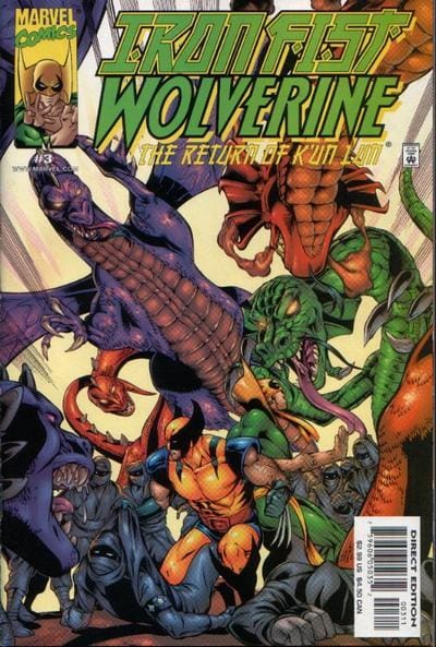 Marvel COMIC BOOK Iron Fist: Wolverine #3