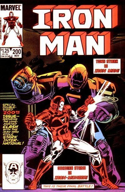 Marvel COMIC BOOK Iron Man #200 - CVR A (VF/NM)