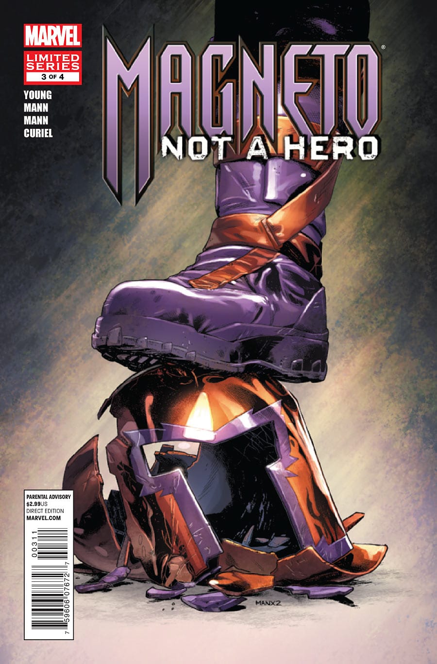 Marvel COMIC BOOK Magneto: Not A Hero #3 CVR A Marvel 2012 VF