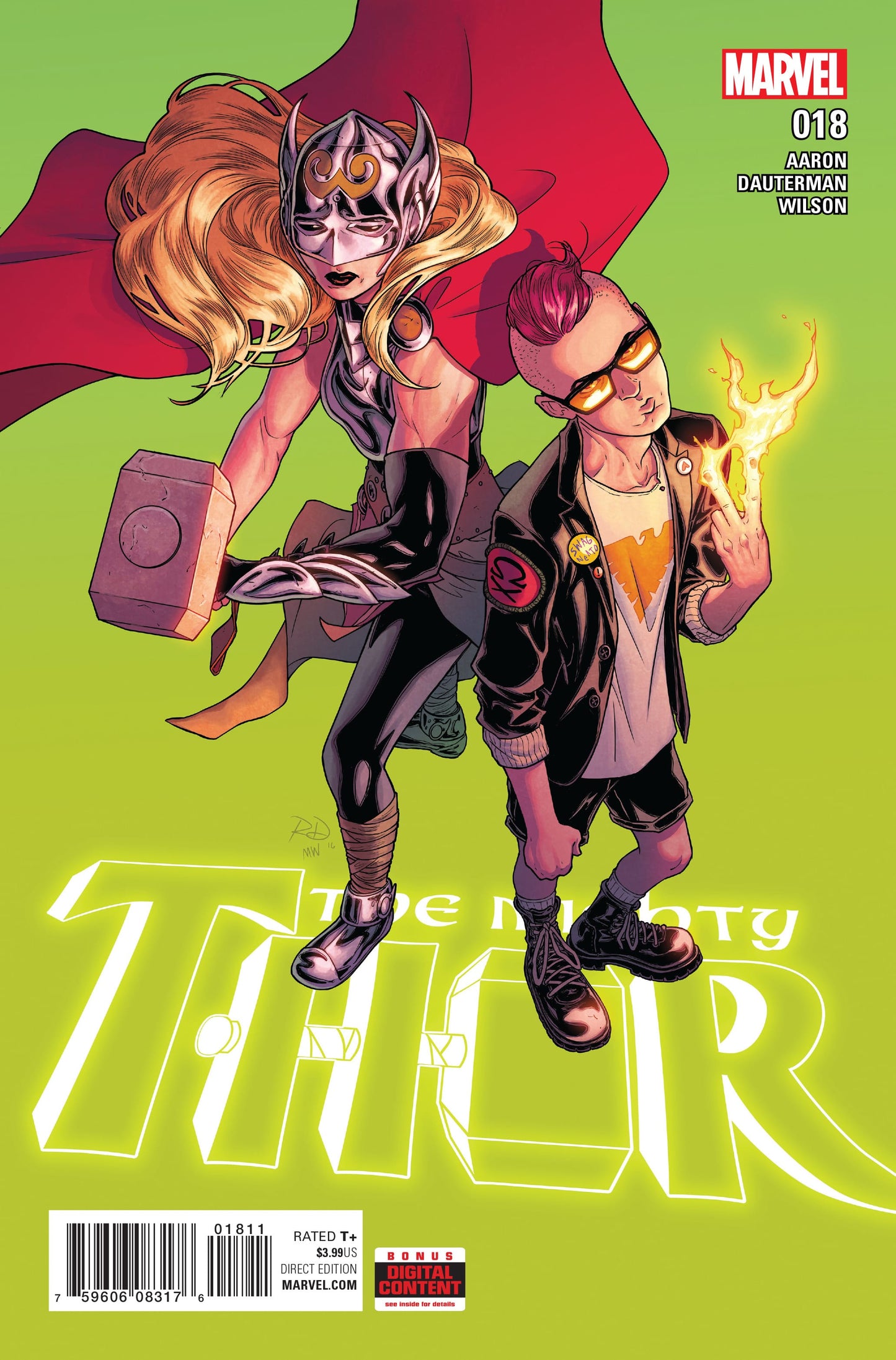 Marvel COMIC BOOK Mighty Thor #18 (VF/NM)