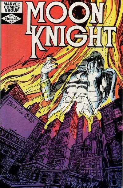 Marvel COMIC BOOK Moon Knight #20 (FN/VF)